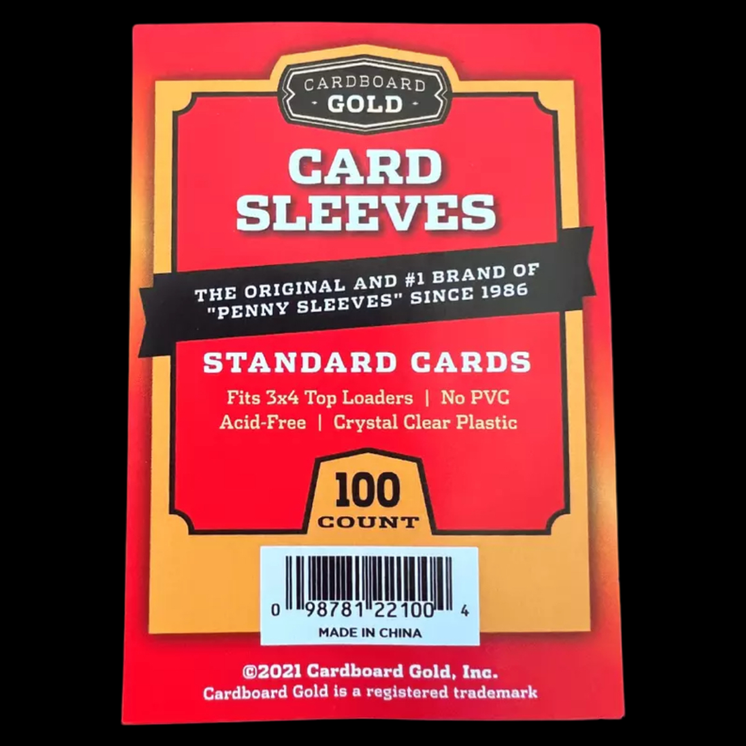 Cardboard Gold Card Penny Sleeves