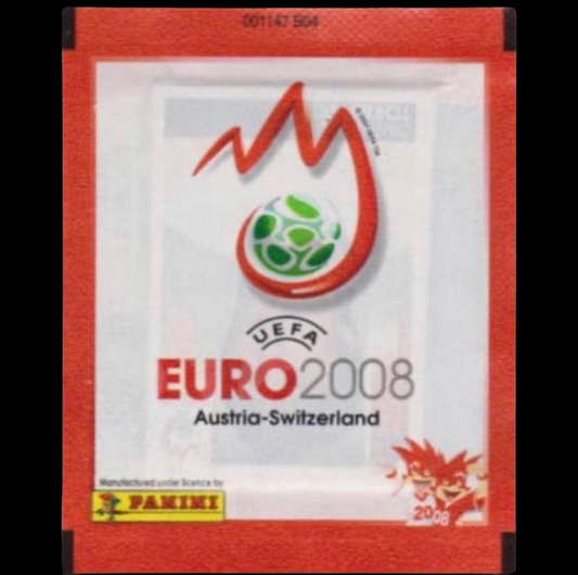 2008 Panini Euro Soccer Sticker Pack (Luka Modric RC)