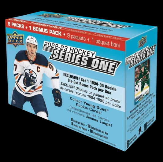 2022/23 Upper Deck Series 1 Hockey 10-Pack Mega Box (1994/95 Rookie Die-Cut Bonus Pack!)