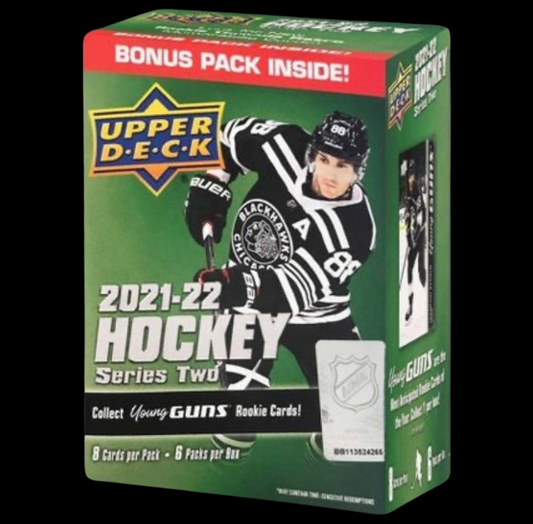 2021-22 Upper Deck NHL Series 2 Hockey Blaster Box