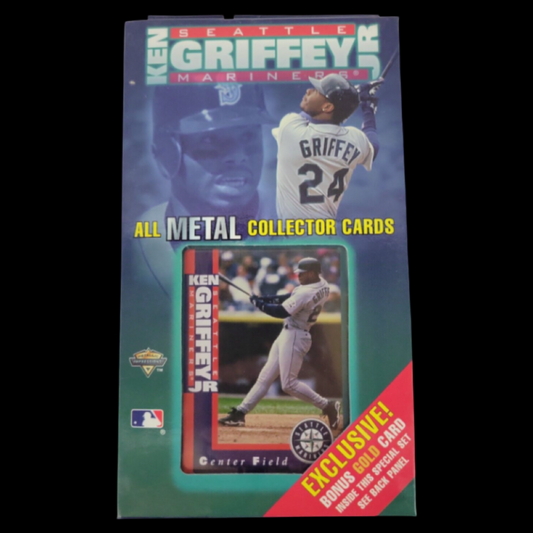 1998 MLB Seattle Mariners Ken Griffey Jr Metal Collector Card Tin