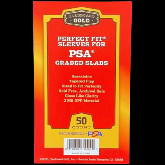Graded Card Sleeves for PSA with Logo Pack of 50
