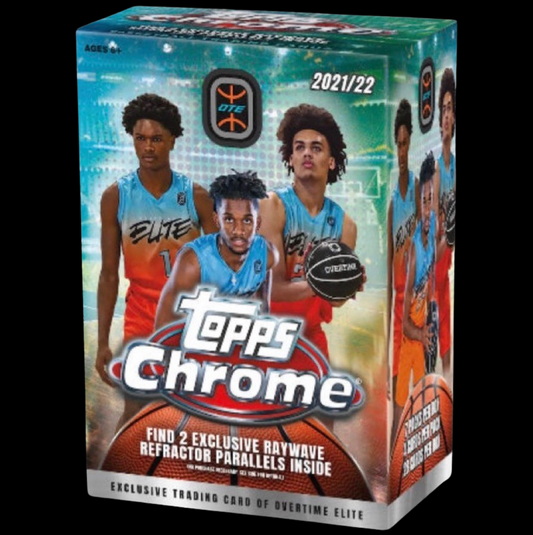2021-22 Topps Chrome OTE Basketball Blaster Box