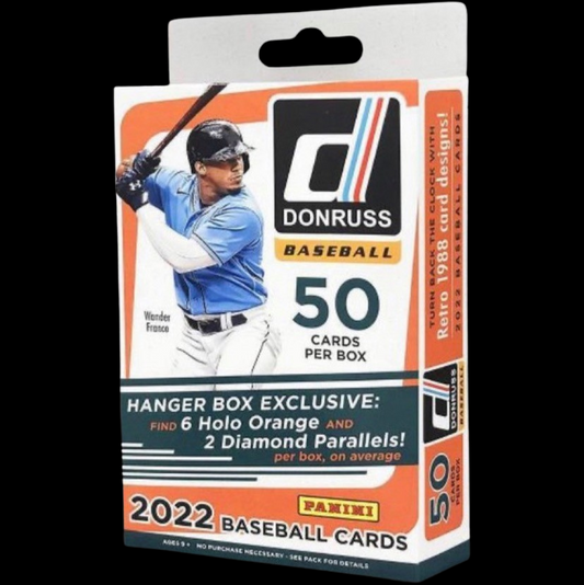 2022 Panini Baseball Donruss Trading Card Hanger Box
