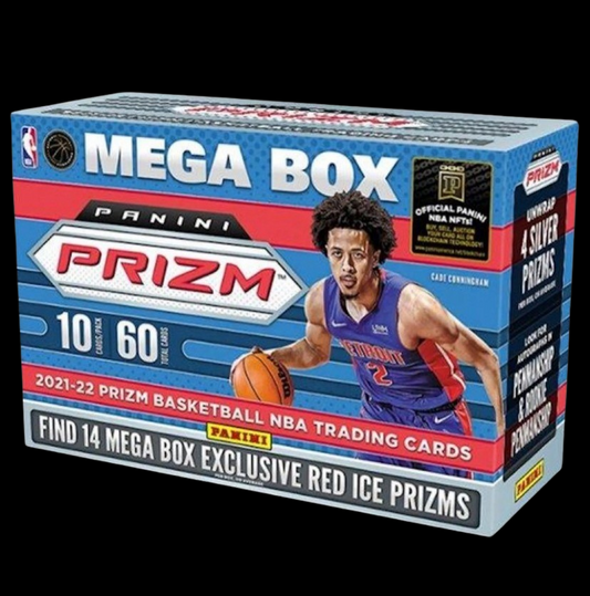 2021/22 Panini Prizm Basketball Mega Box (Red Ice Prizms!)