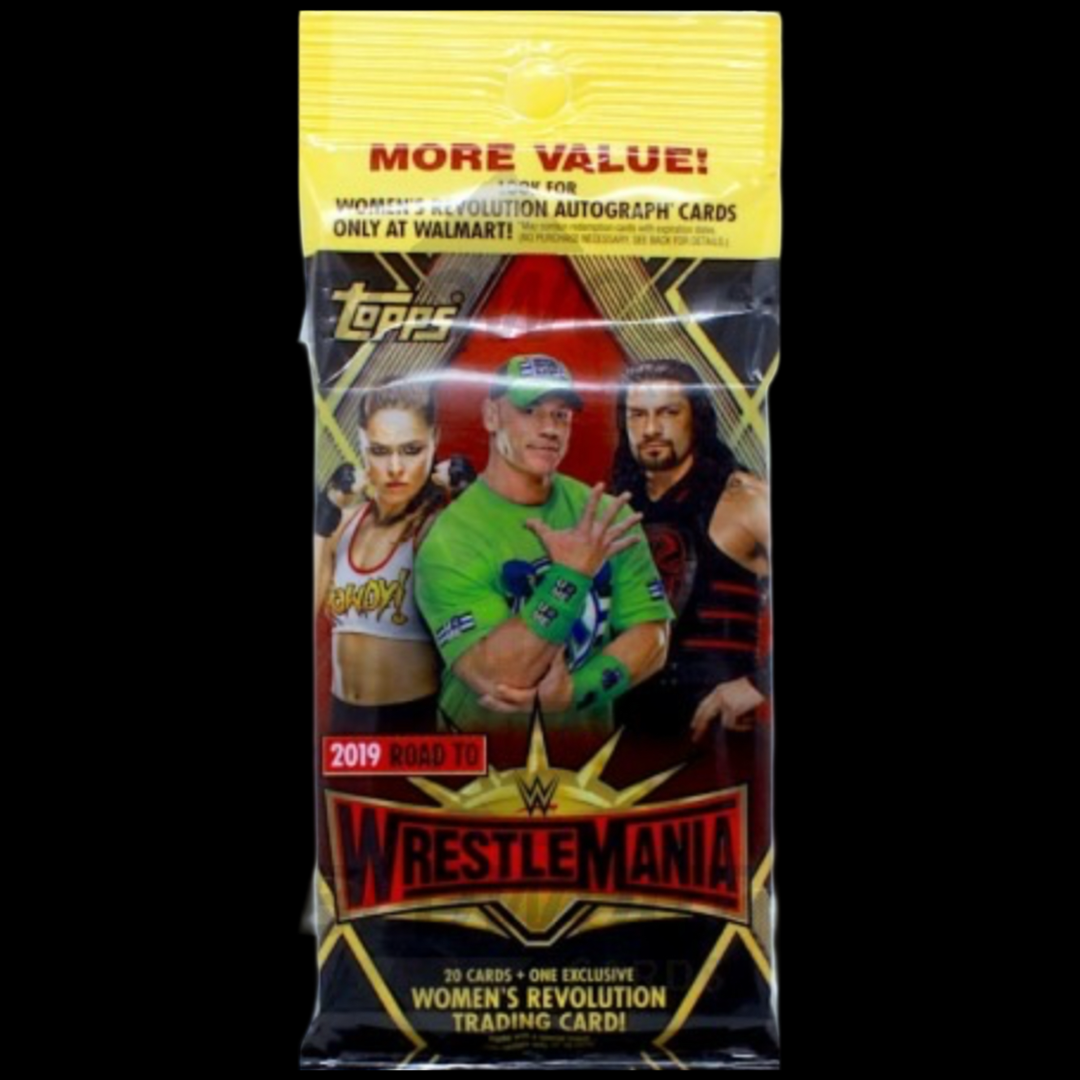 2019 Topps WWE Road To Wrestlemania Fat Pack