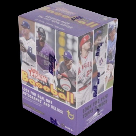 2022 Topps Heritage High Number Baseball Blaster Box