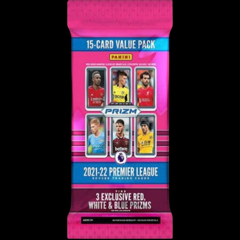 2021-22 Panini Prizm Premier League Soccer Trading Card Value Pack