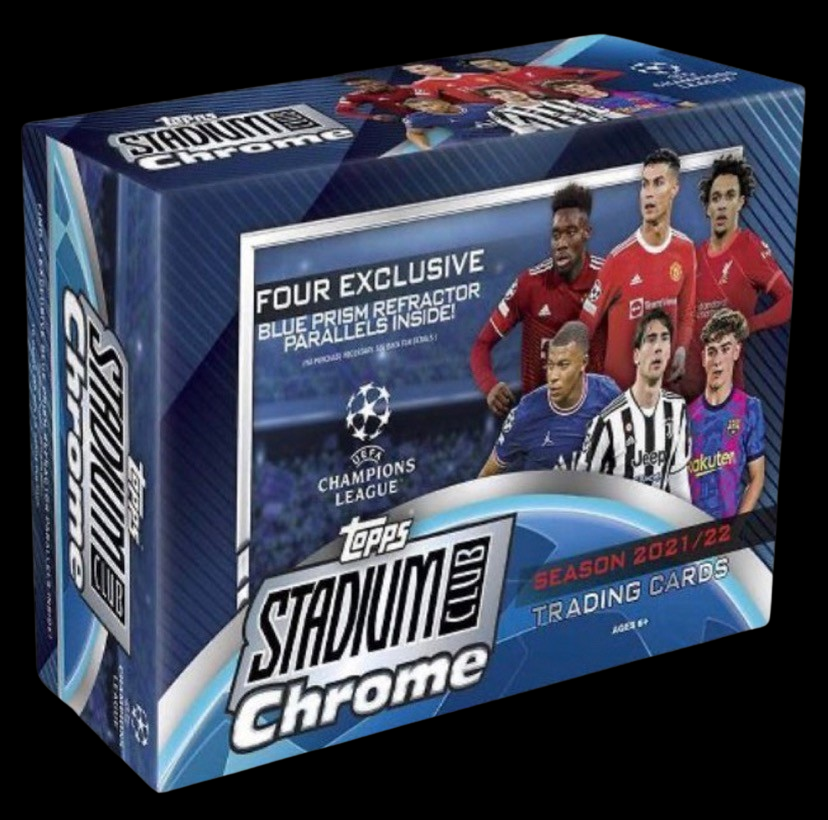 2021-22 Topps UEFA Champion League Stadium Club Chrome Mega Box