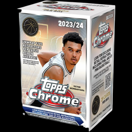 2023-24 Topps NBA Chrome Basketball Blaster Box