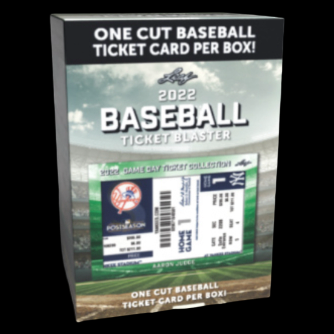 2022 LEAF MLB BASEBALL TICKET BLASTER BOX