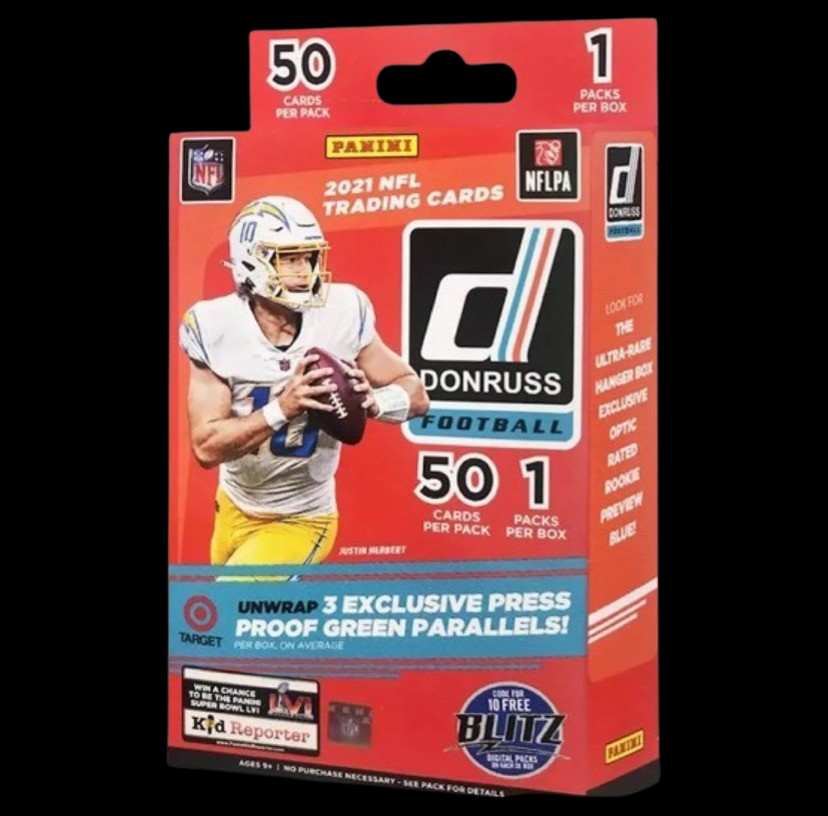 2021 Panini Donruss Football Hanger Box (Press Proof Green Parallels!)