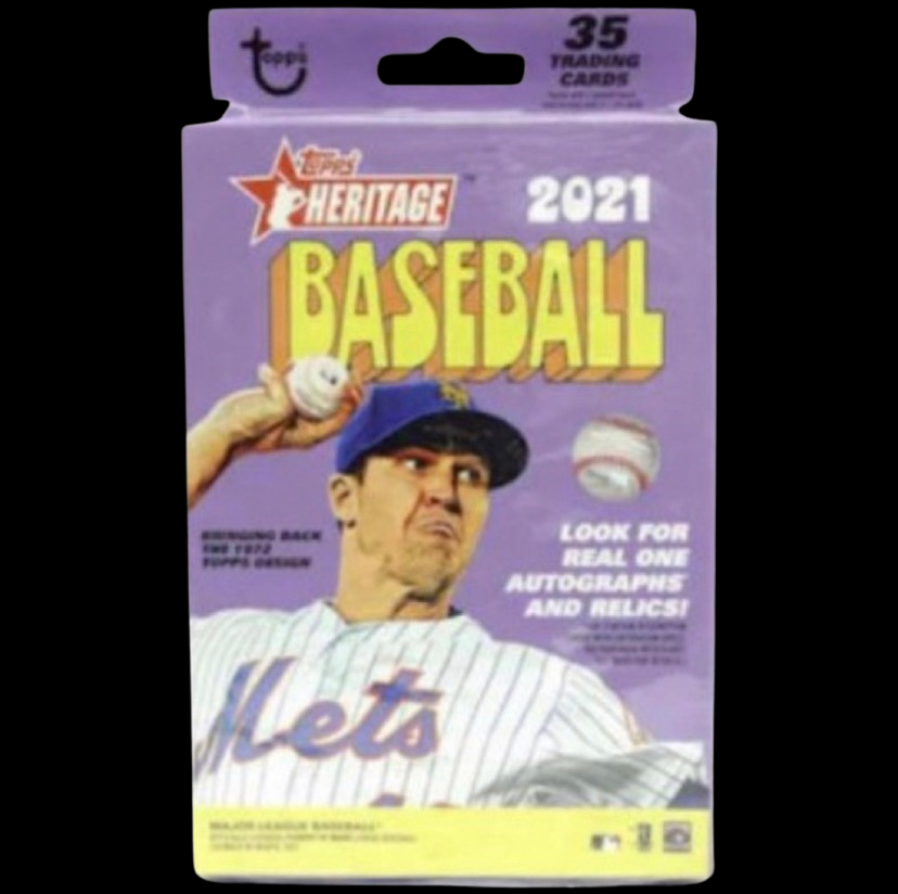 2021 Topps Heritage Baseball Hanger Box (Purple Box)