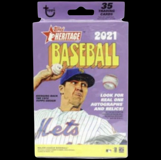 2021 Topps Heritage Baseball Hanger Box (Purple Box)